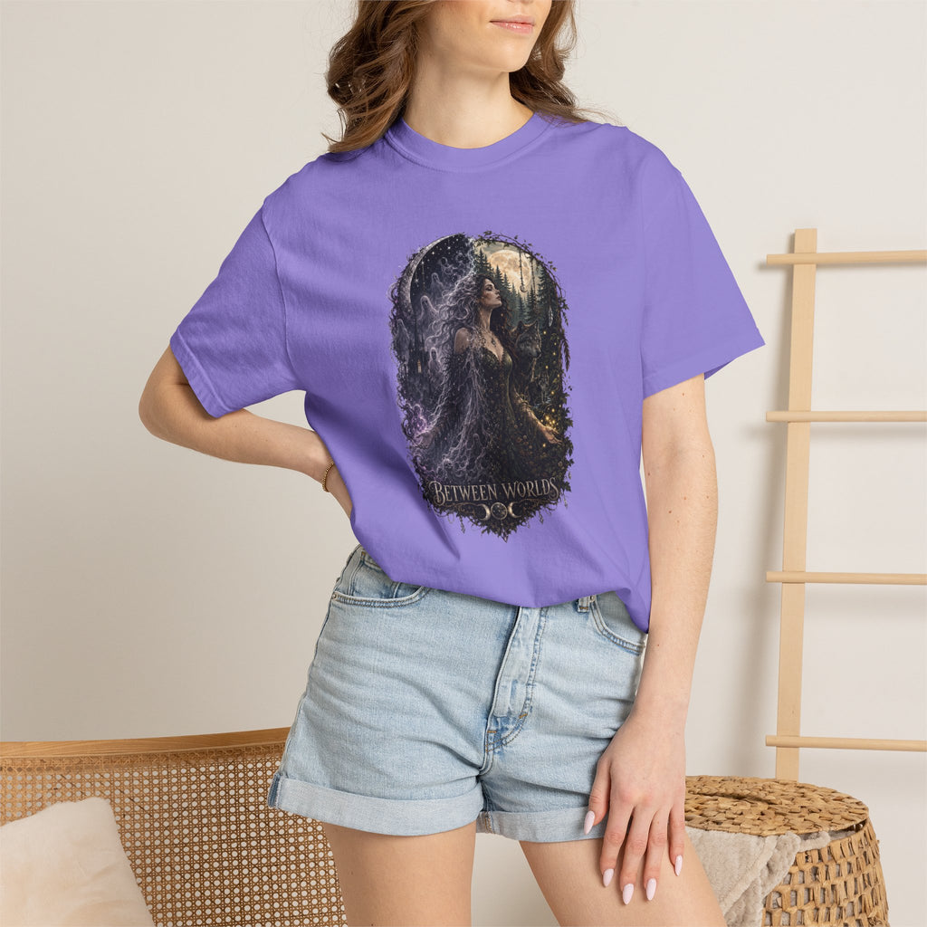 Fantasy Forest T-Shirt — "Between Worlds" Witchy Art Tee
