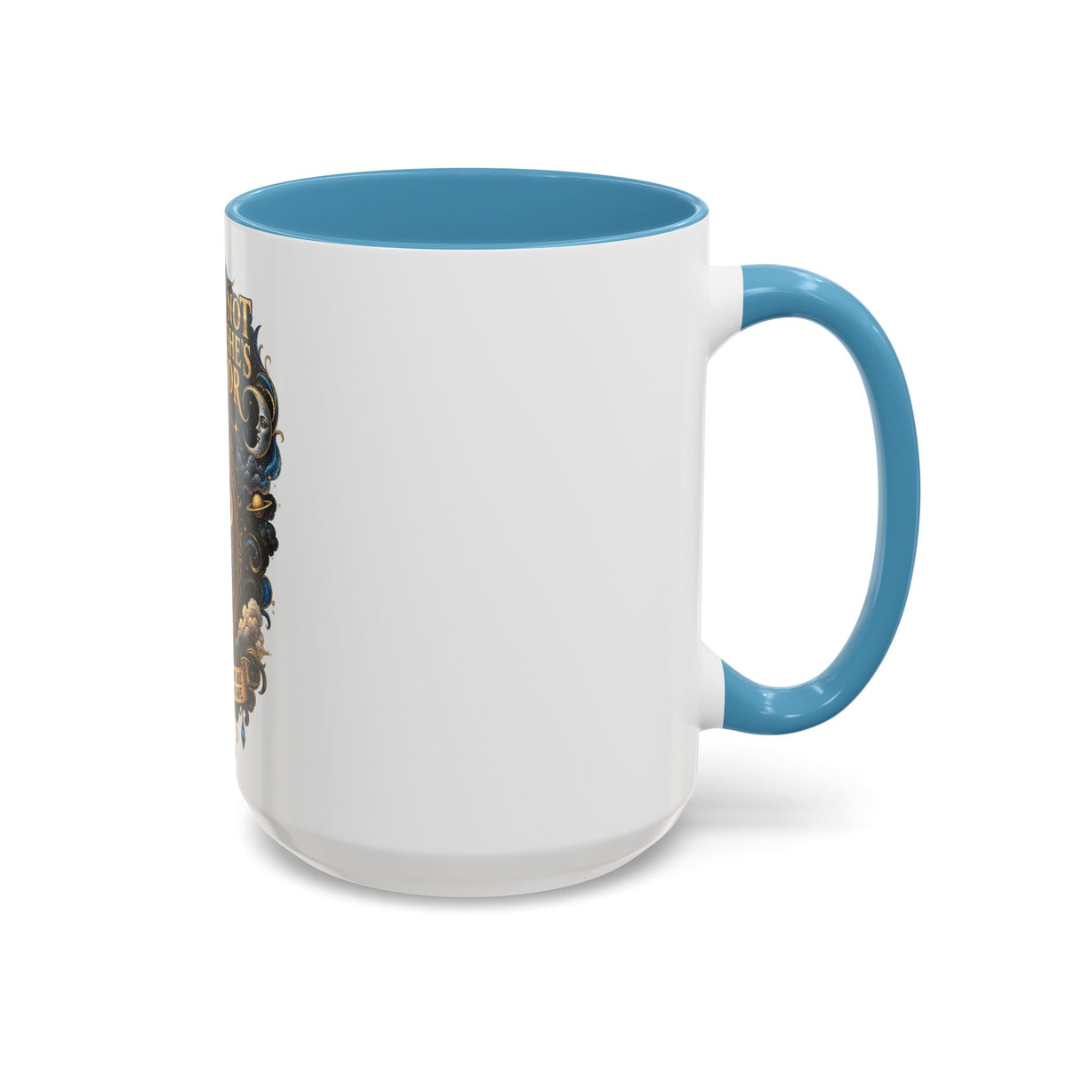 Coffee Mug — "Karma's Not a Bitch — She's a Mirror" Accent Ceramic Mug (11/15oz)
