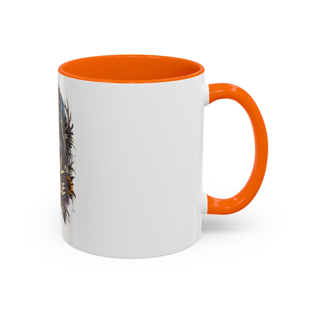 Feral Not Fragile Wolf Accent Coffee Mug (11oz & 15oz)