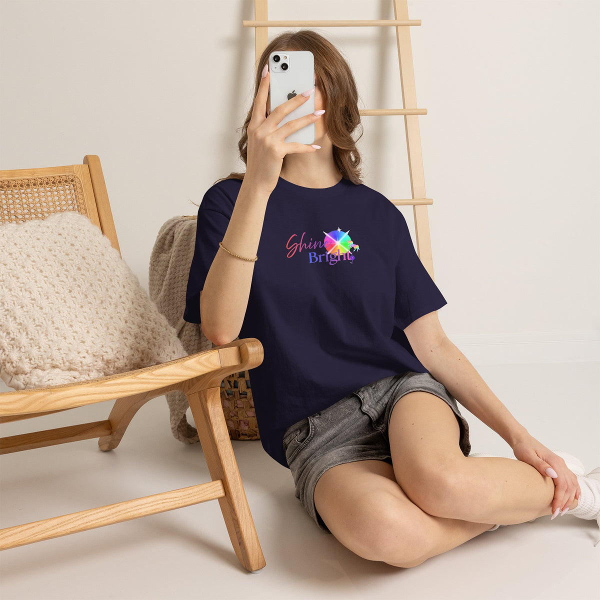 Shine Bright Pastel Graphic Tee