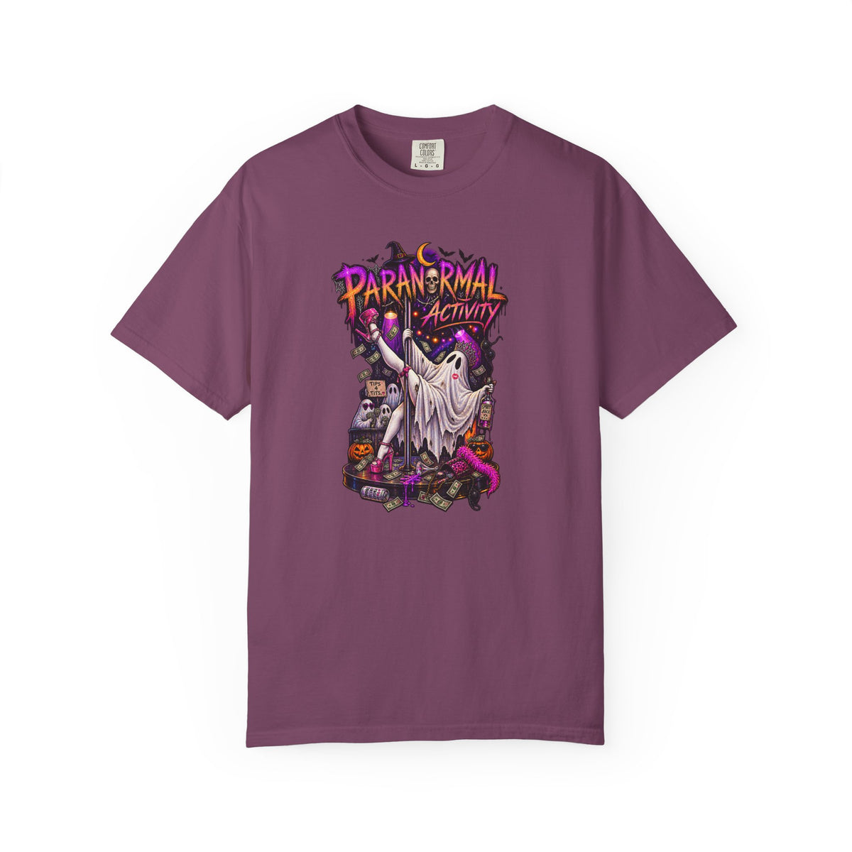 Paranormal Activity Ghost T-Shirt= Halloween ghost tee
