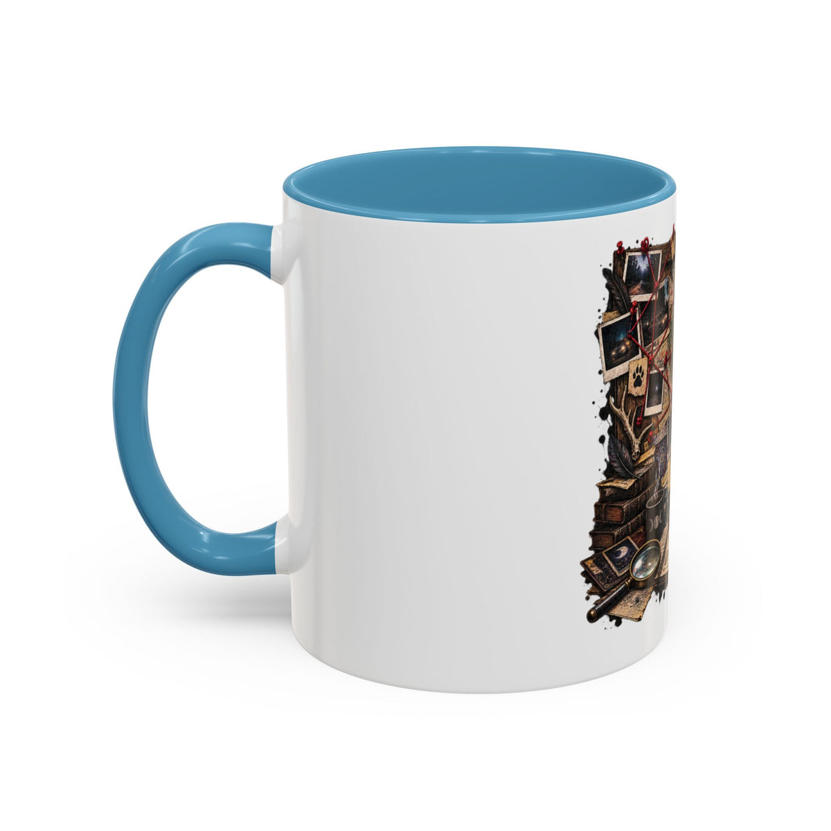 Conspiracy Board Coffee Mug — Detective Mystery Map Design (11/15oz)