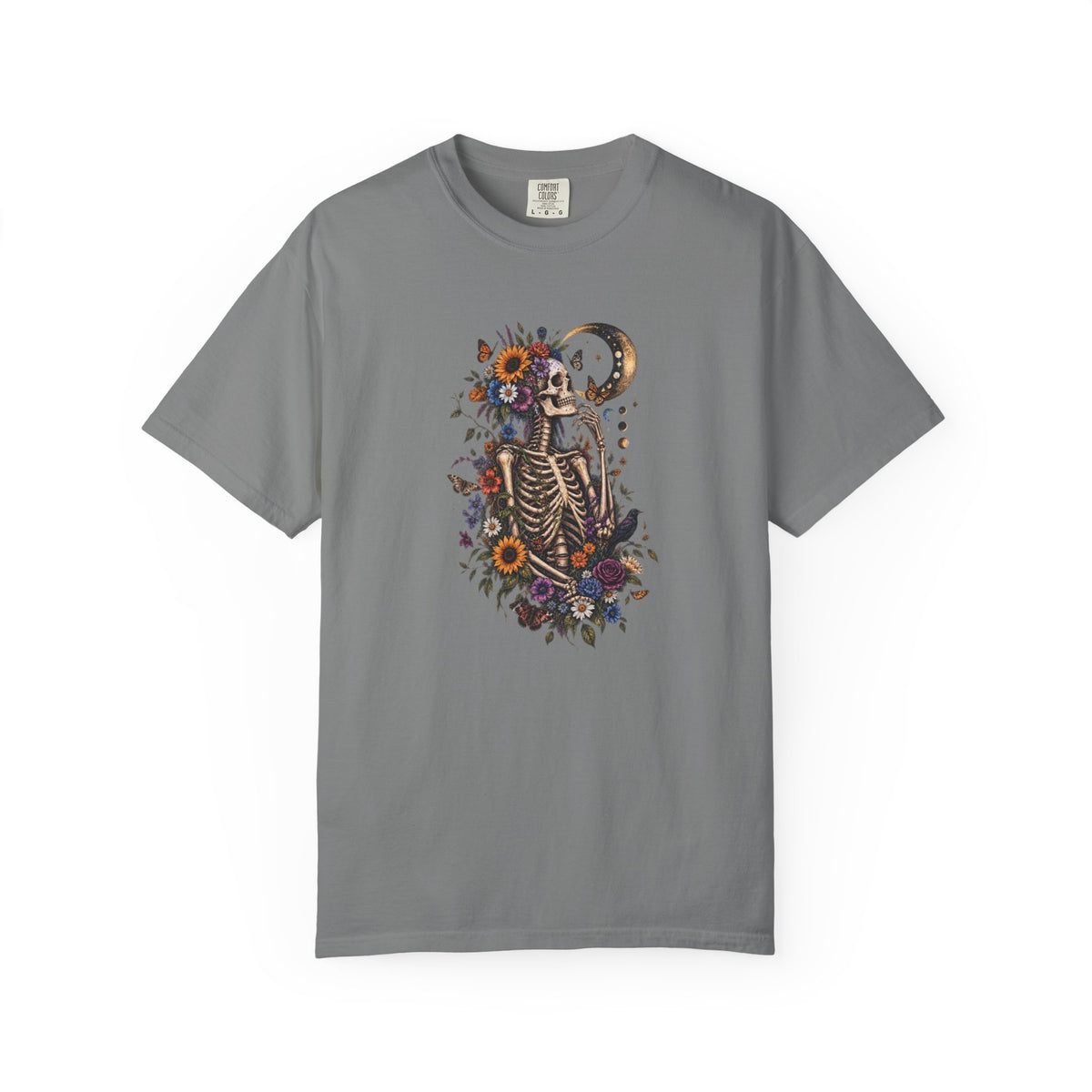 Floral Skeleton T-Shirt — Gothic Floral