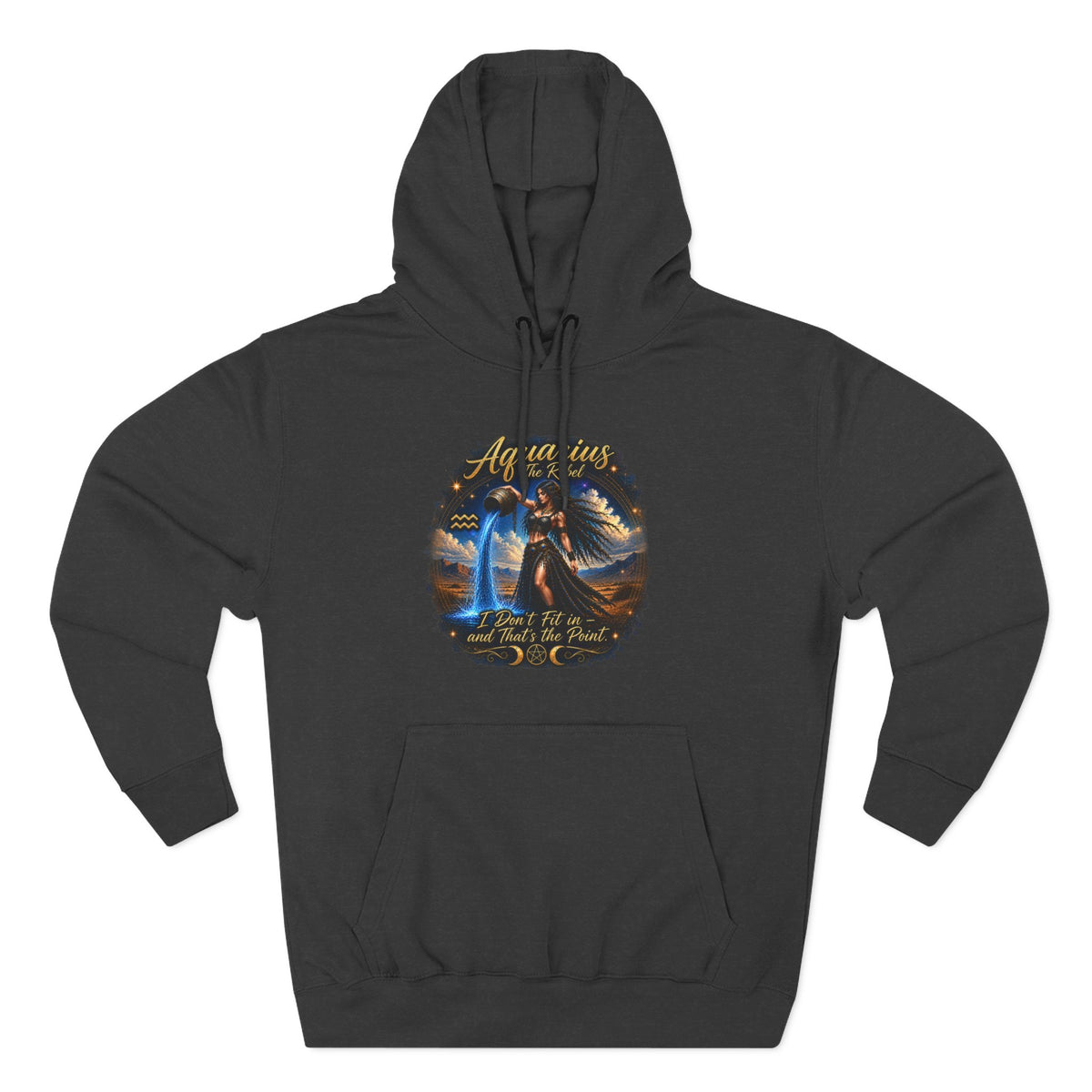 Aquarius Rebel Zodiac Hoodie