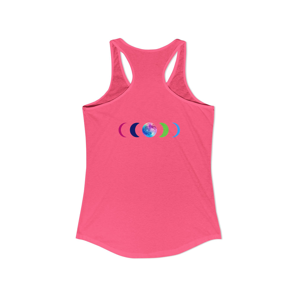 Rainbow Wolf Tank Top | Women's Racerback