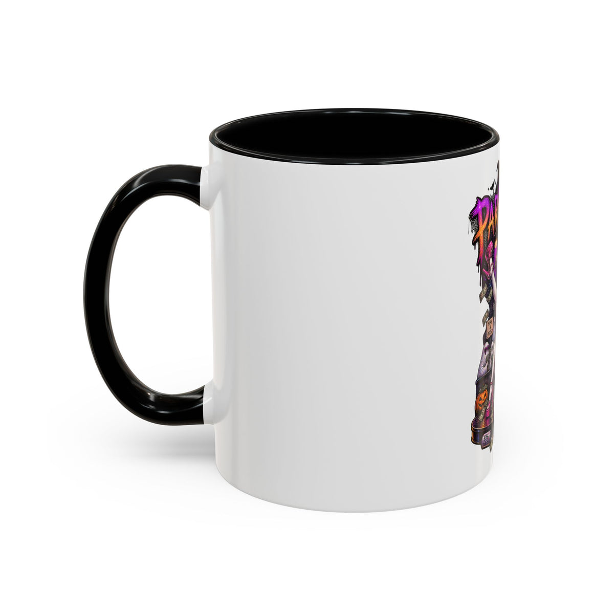 Coffee Mug — 'Paranormal Activity' Ghost Pole Dancing Halloween Accent Mug (11/15oz)