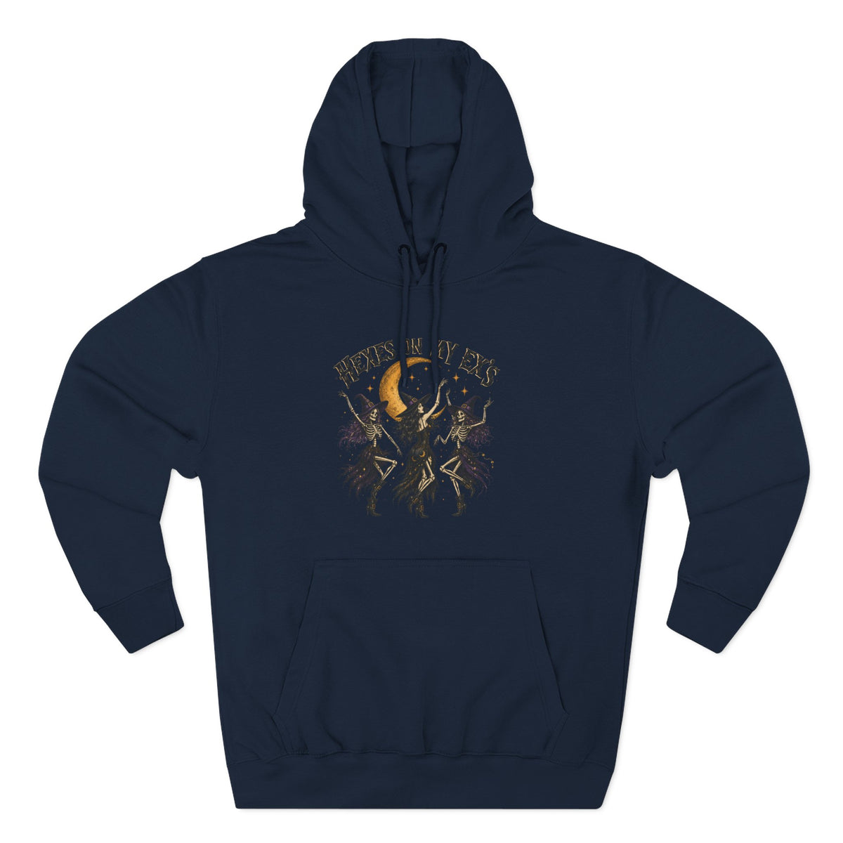 Hexes On My Exes Hoodie — Witchy Witchcraft Graphic Fleece Pullover