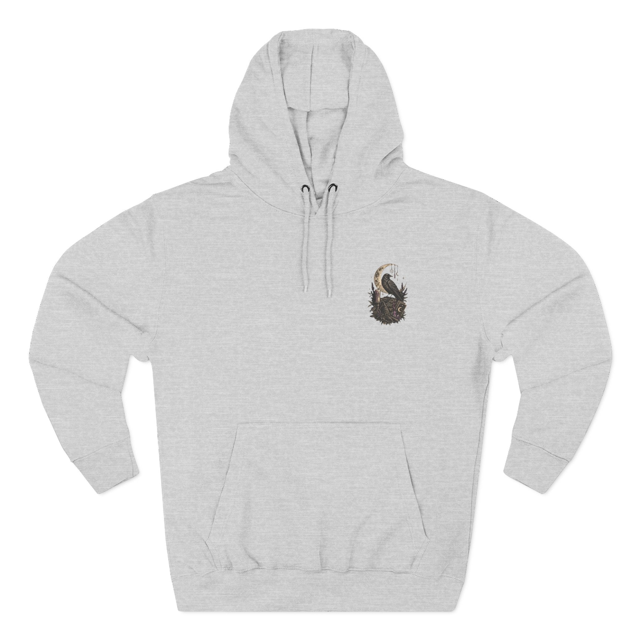 Witchy Trio Graphic Hoodie – 'Girls Will Be Girls' Vintage Moonback Sweatshirt