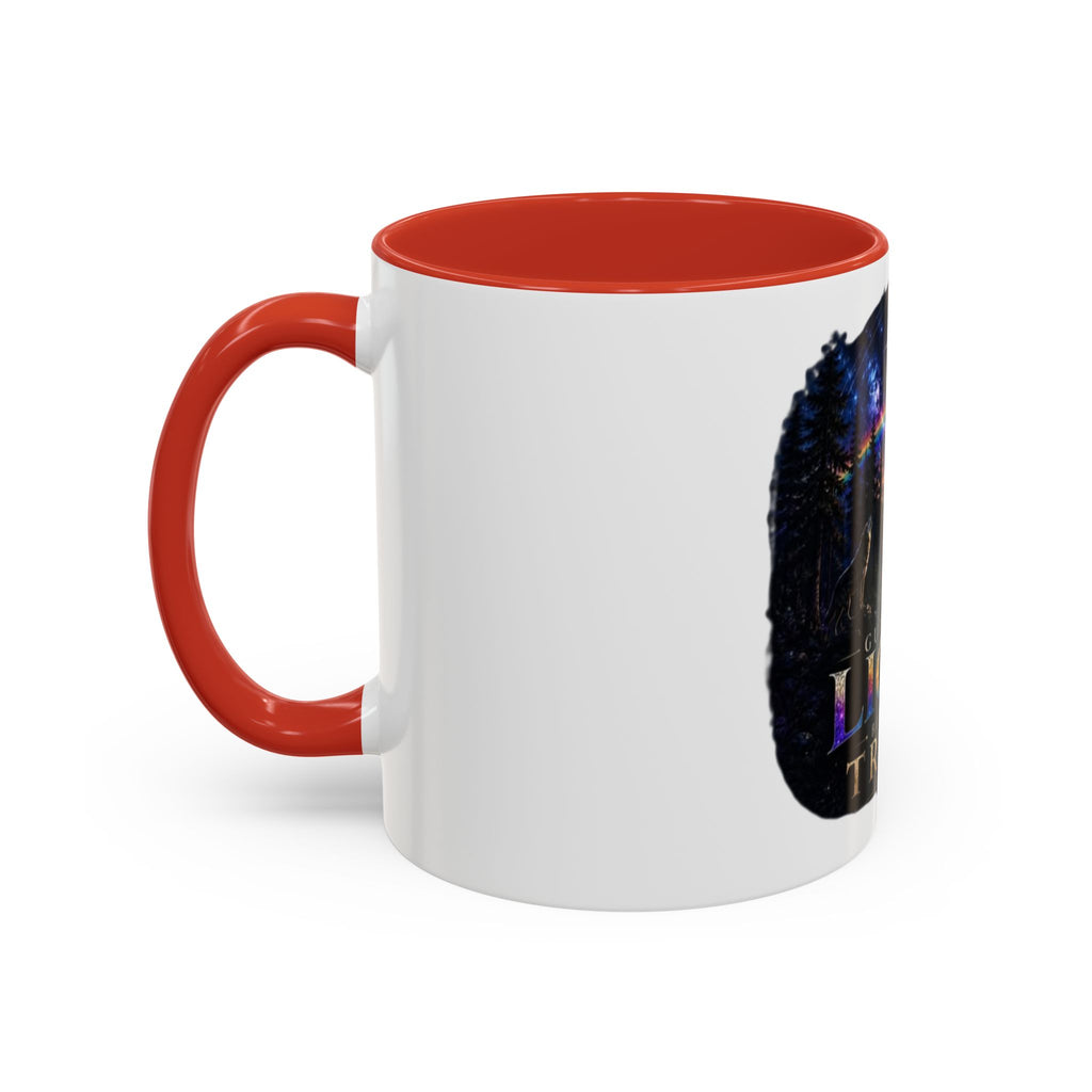 Guided by Light Coffee Mug — Inspirational Nature Moonrise Design (11/15oz) Advocacy mug