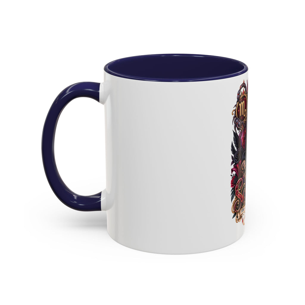 Scorpio Zodiac Black Cat Accent Coffee Mug – Astrology Gift (11oz & 15oz)