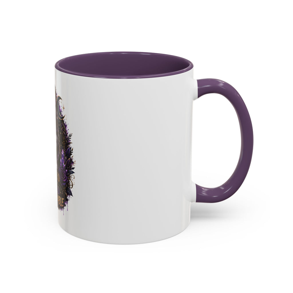 Protected, Guided & Unfuckwithable Wolf Coffee Mug — Spiritual Mystic Accent Mug (11/15oz)