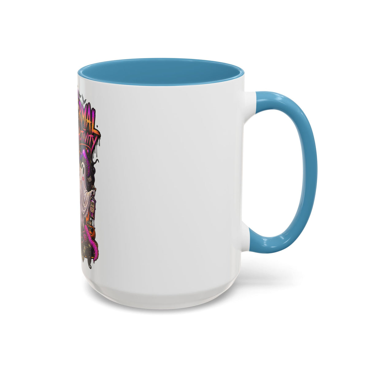 Coffee Mug — 'Paranormal Activity' Ghost Pole Dancing Halloween Accent Mug (11/15oz)