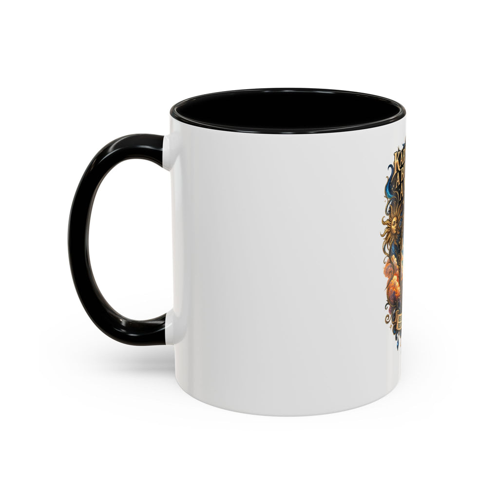 Coffee Mug — "Karma's Not a Bitch — She's a Mirror" Accent Ceramic Mug (11/15oz)
