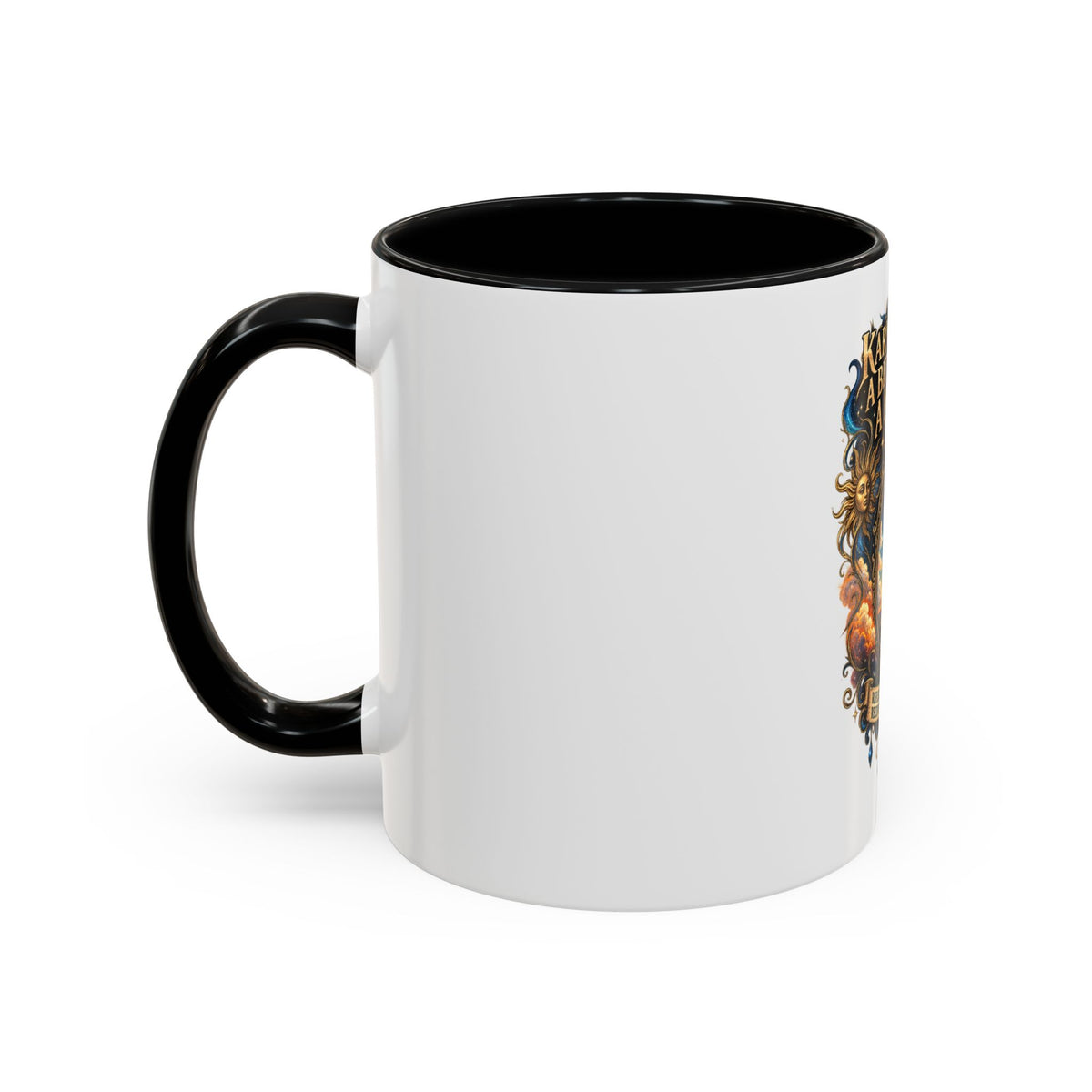 Coffee Mug — "Karma's Not a Bitch — She's a Mirror" Accent Ceramic Mug (11/15oz)
