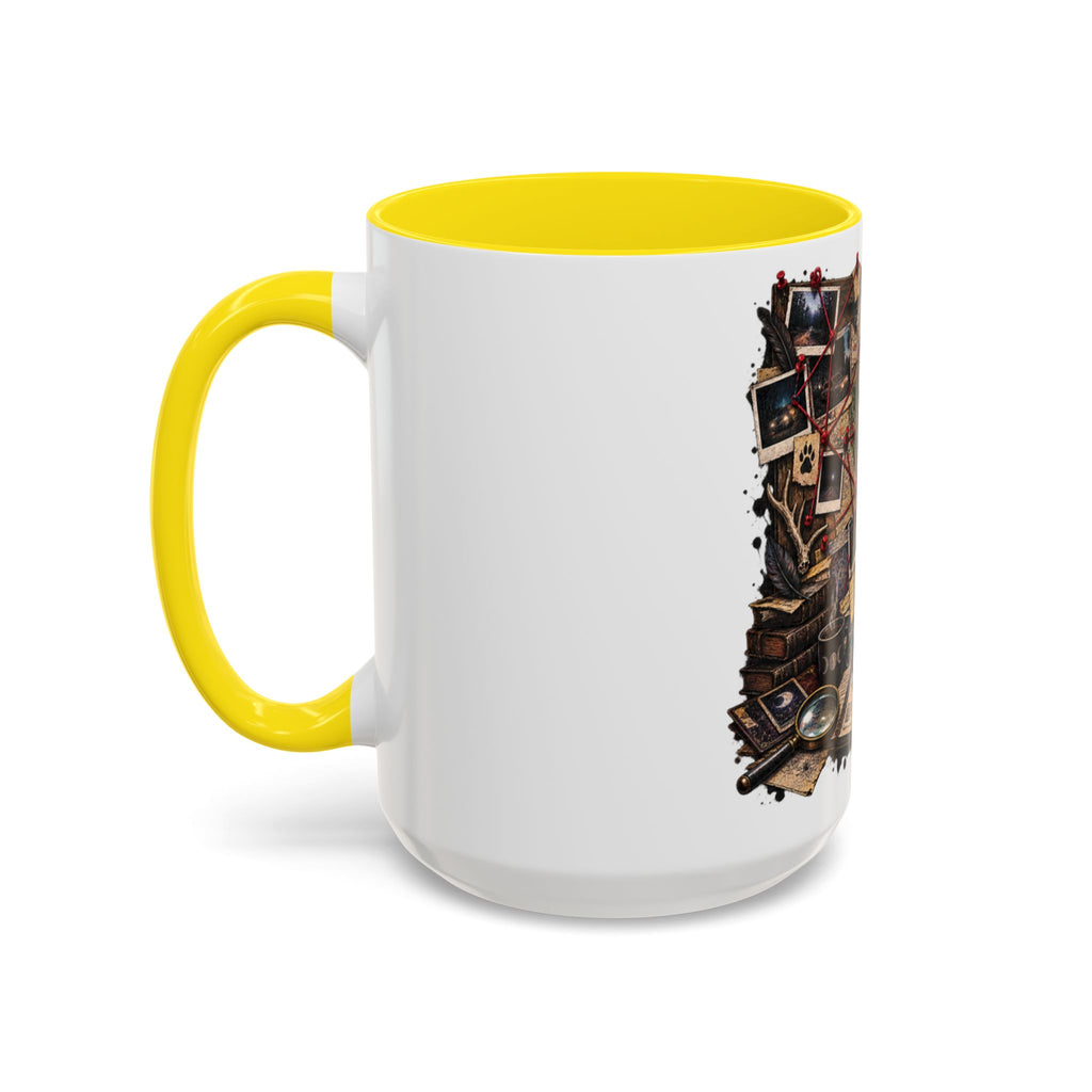 Conspiracy Board Coffee Mug — Detective Mystery Map Design (11/15oz)