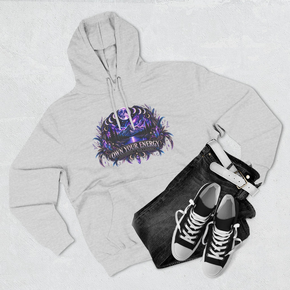 Own Your Energy Hoodie — Cosmic Motivational Pullover