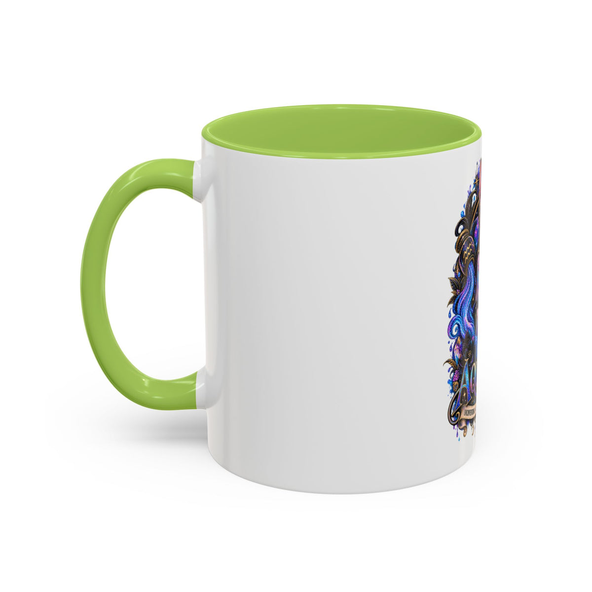 Aquarius Zodiac Cat Coffee Mug — Sphynx Astrology 11/15oz Accent Mug