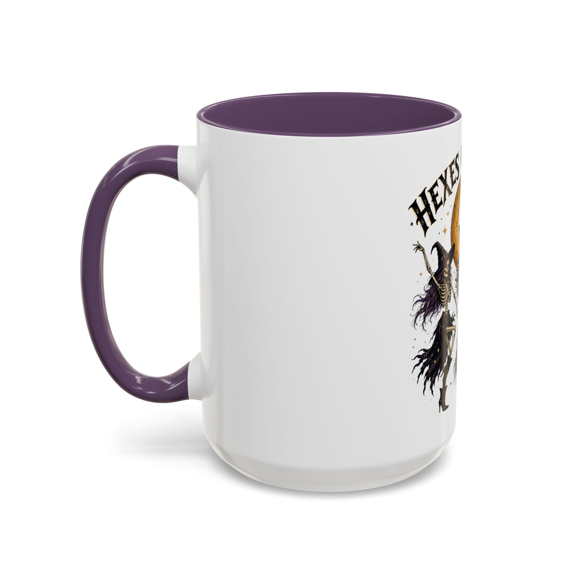 Hexes on My Ex's Witch Coffee Mug — Funny Halloween Accent Mug (11/15oz)