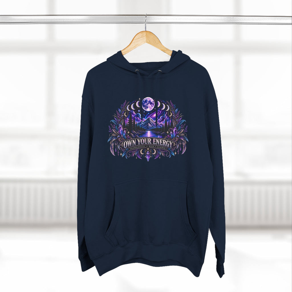 Own Your Energy Hoodie — Cosmic Motivational Pullover
