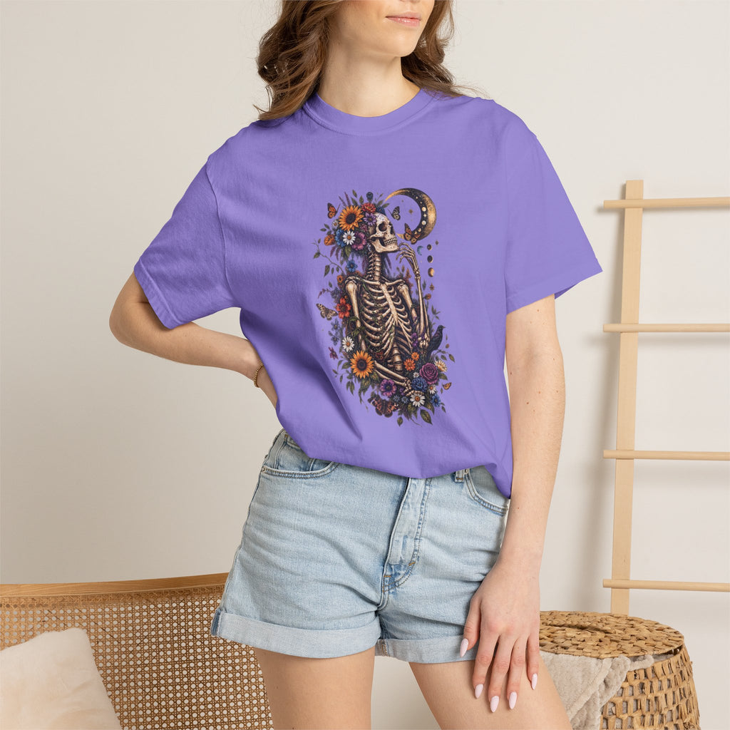 Floral Skeleton T-Shirt — Gothic Floral