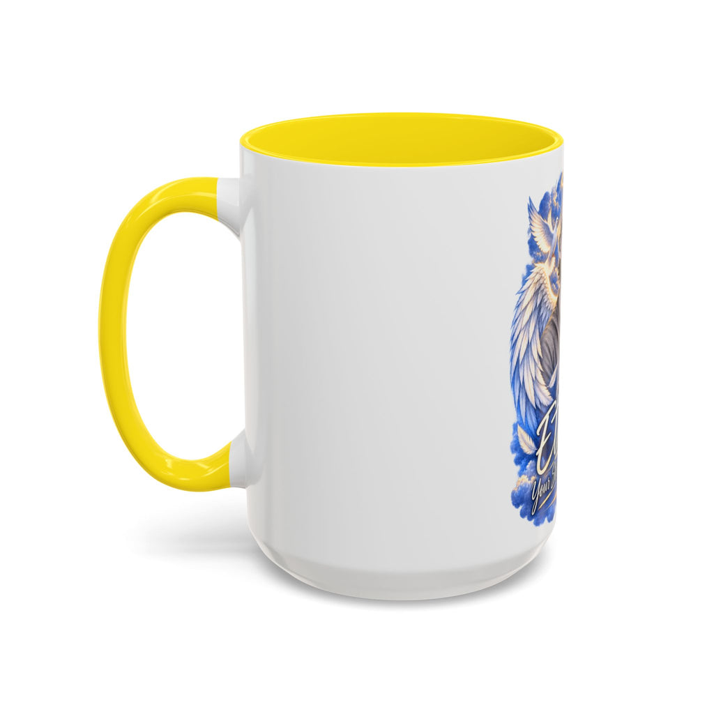Coffee Mug — "Living My Life One Crisis at a Time" Colorful Boho Accent Mug (11/15oz)