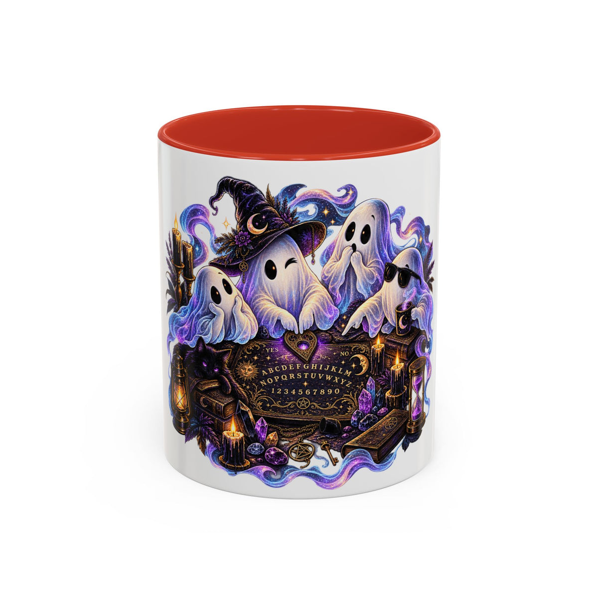 Halloween Ghost Ouija Accent Coffee Mug (11/15oz)