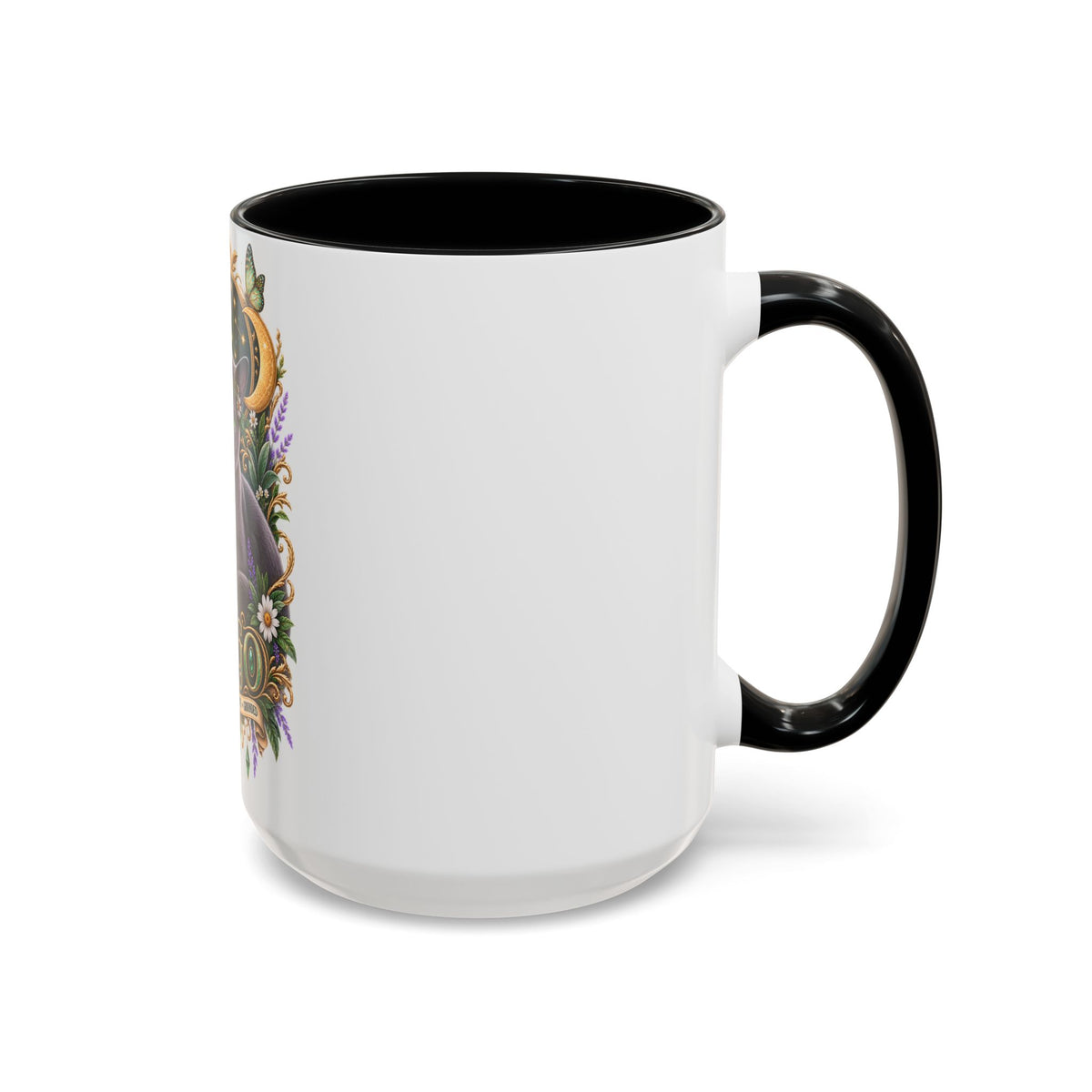 Virgo Russian Blue Cat Accent Coffee Mug — Zodiac Astrology Horoscope Gift (11/15 oz)