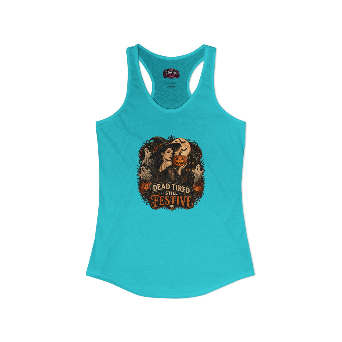 Dead Tired Humor Halloween Tank