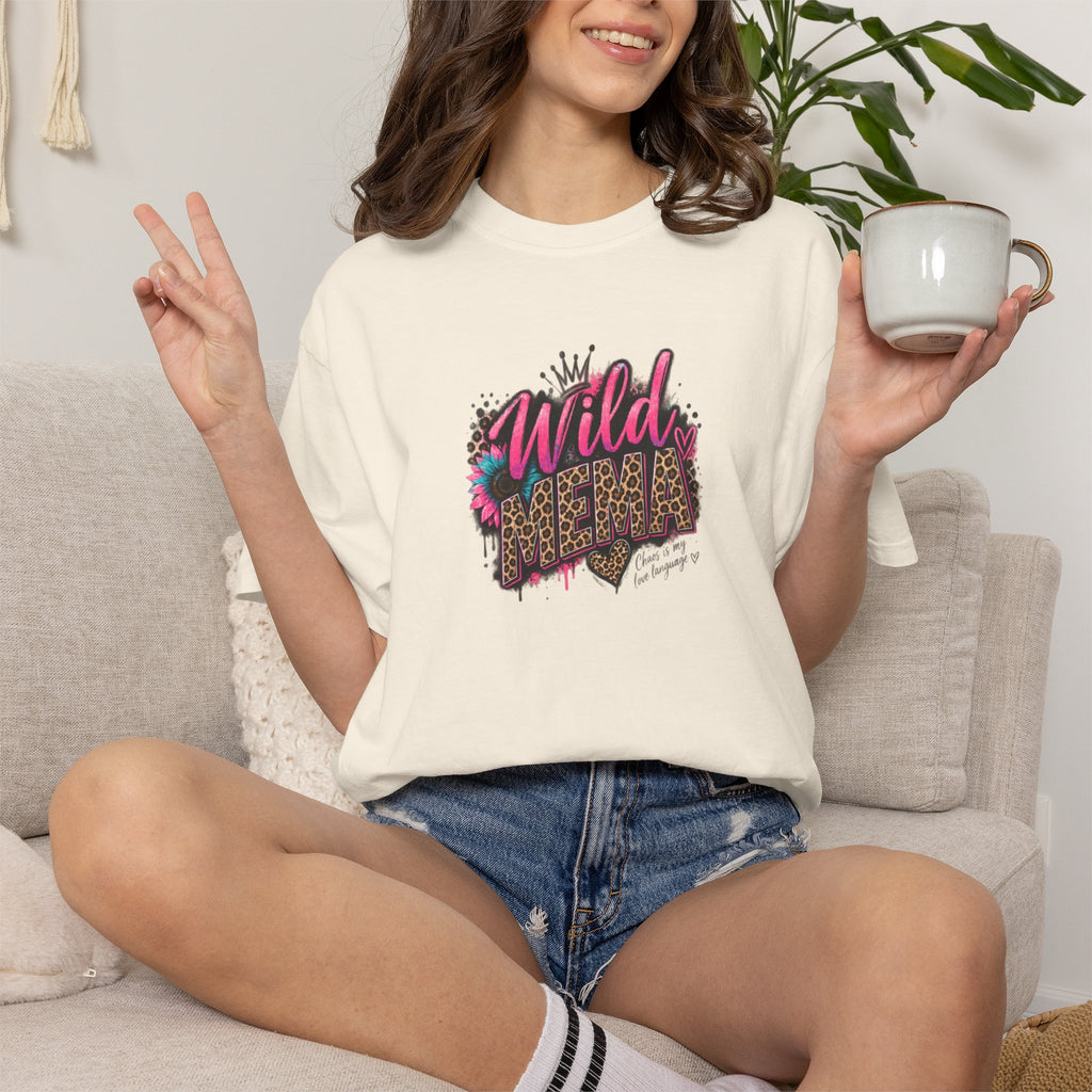 Wild MEMA Leopard Graphic T-Shirt