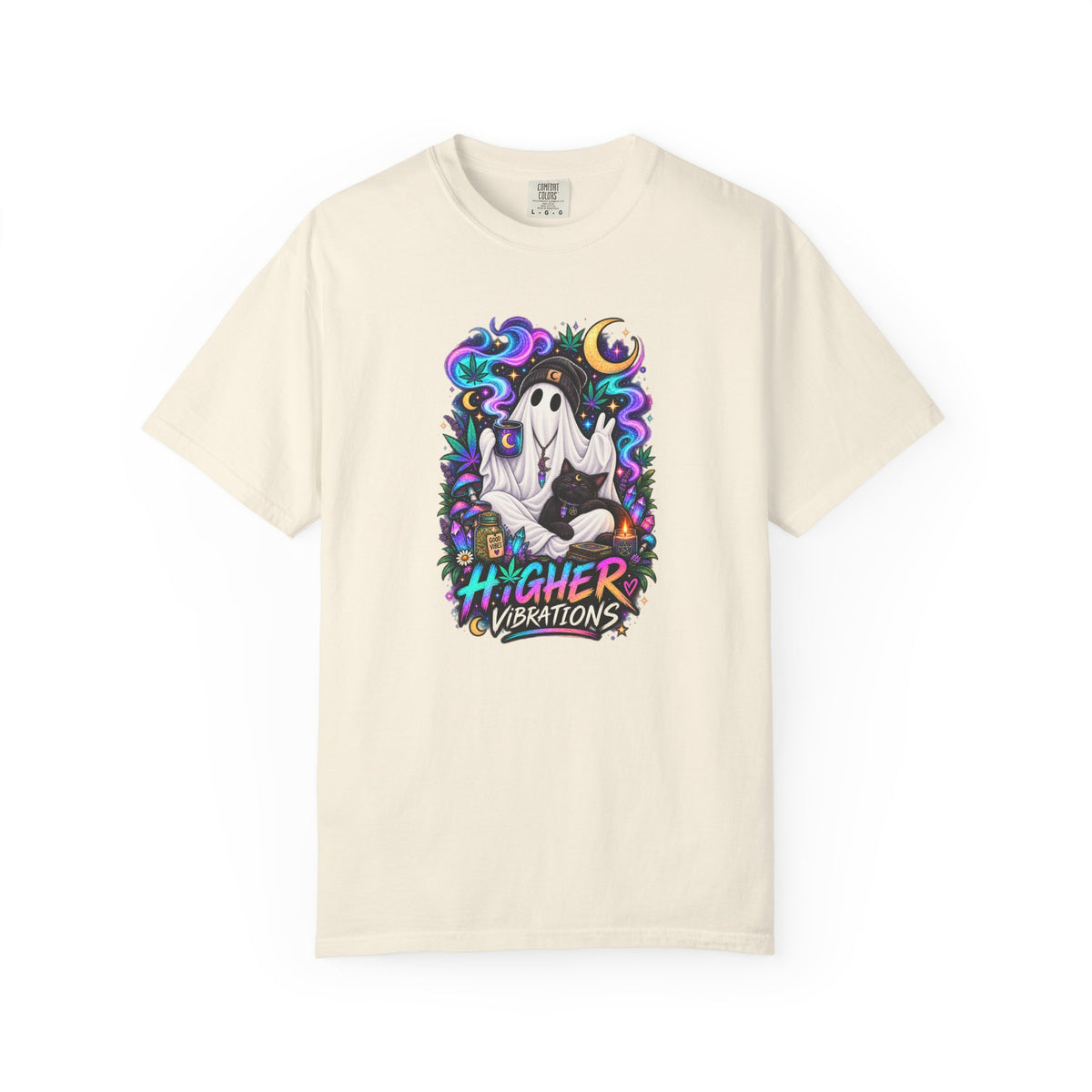 Higher Vibrations Ghost Graphic T-Shirt