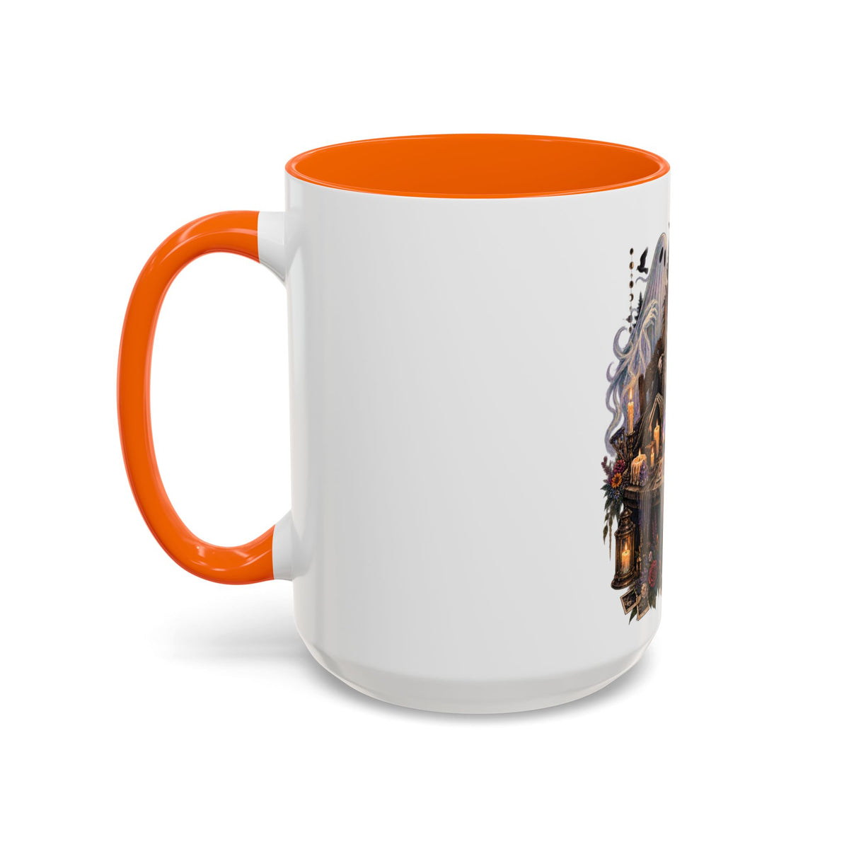Witchy Halloween Coffee Mug – Spooky Seance Accent Mug (11/15oz)