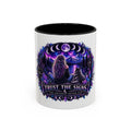 Mystic Moon Coffee Mug — "Trust the Signs" Night Sky Design