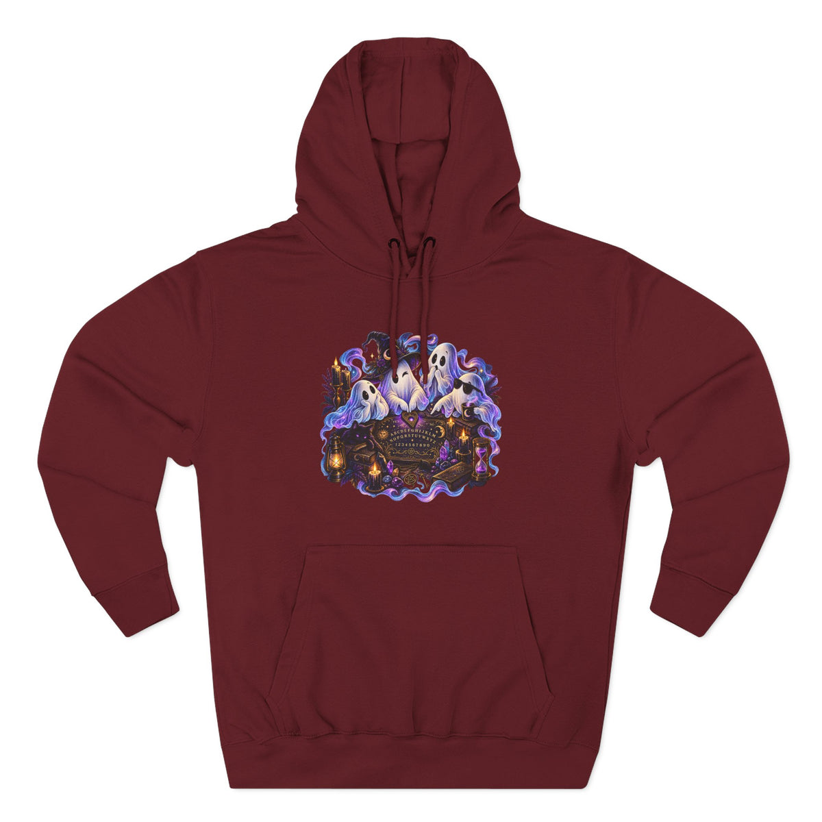 Funny Ghosts with Spirit Board Hoodie — Halloween Ghosts & Haunted Night Pullover