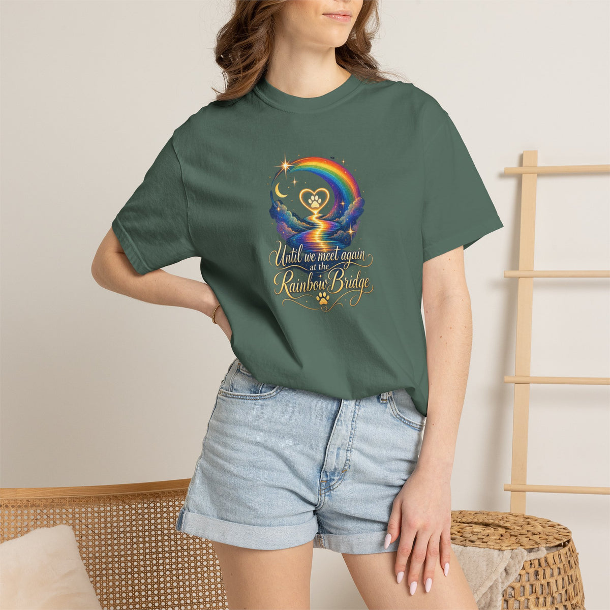 Until we meet again- Rainbow Bridge Memorial tee