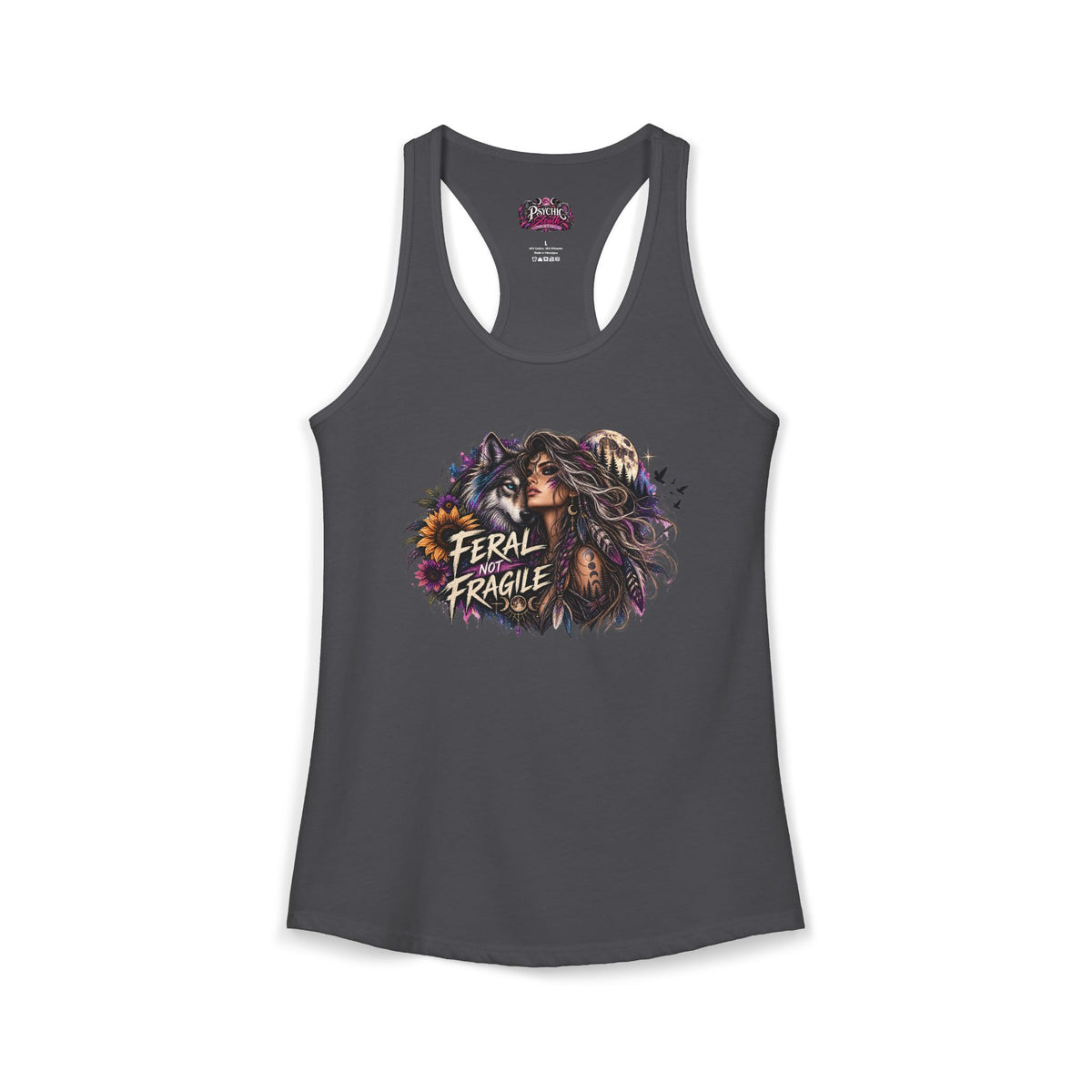 Feral Not Fragile Native Woman Wolf Edition