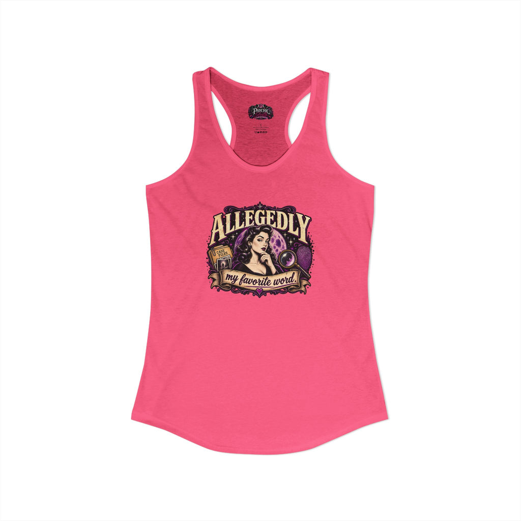 Allegedly My Favorite Word Graphic Tank