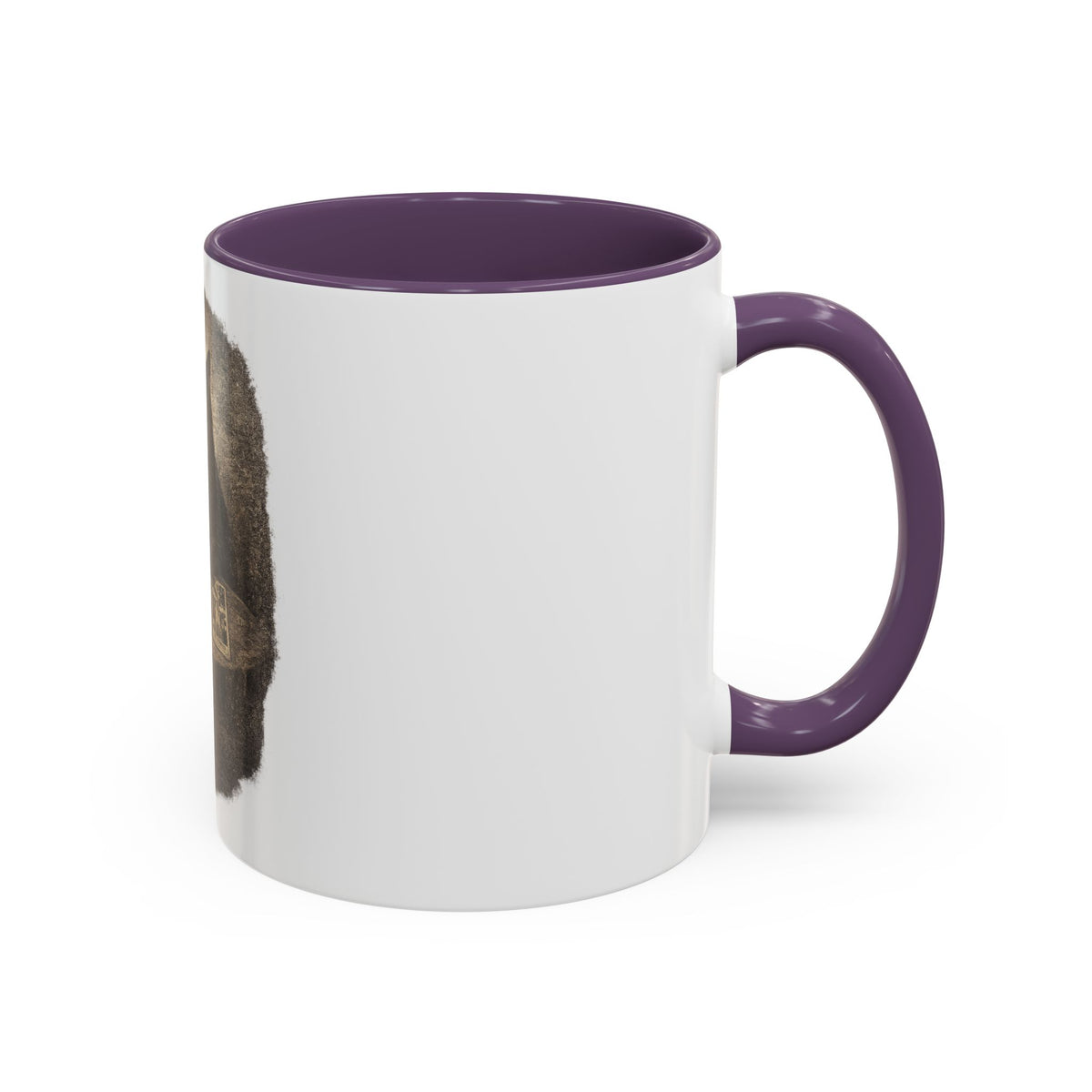 Tarot Cat Accent Coffee Mug — Witchy Black Cat with Tarot Cards
