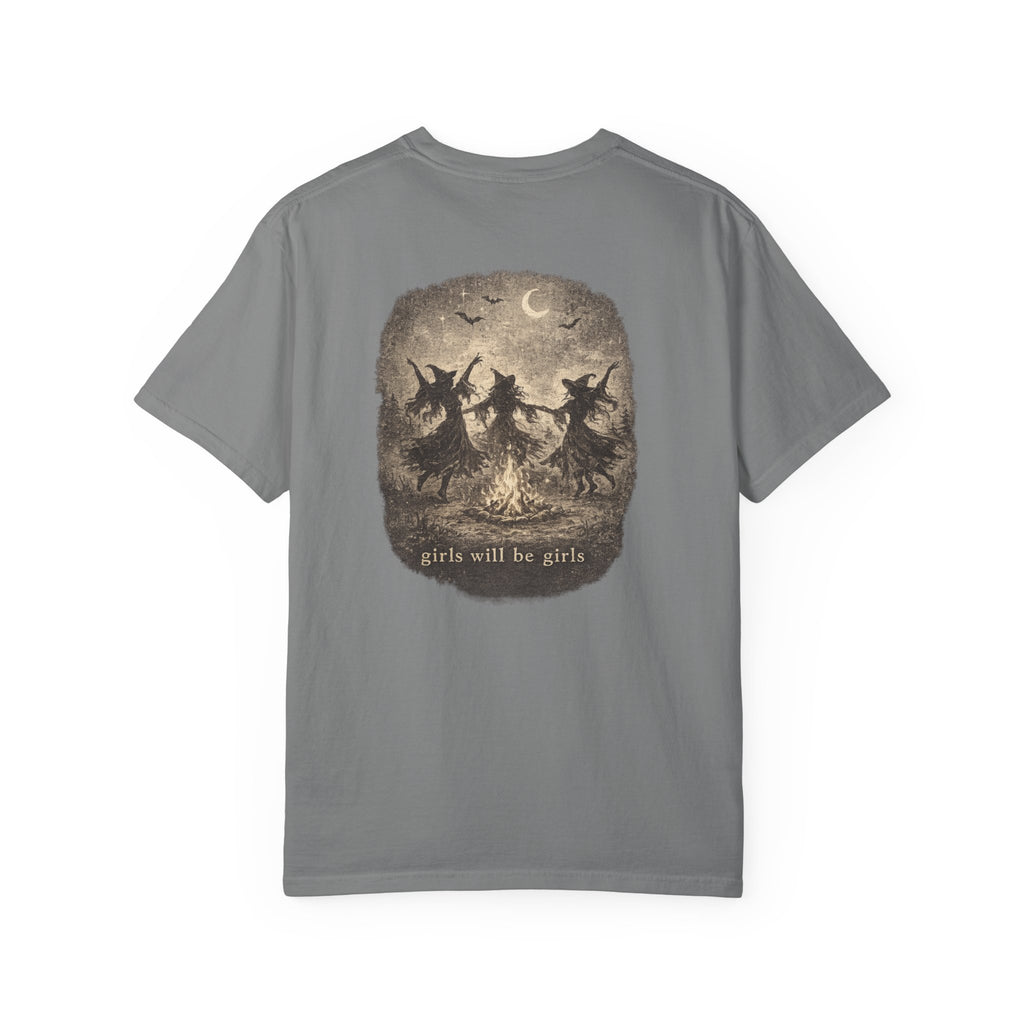 Witch Sisters T-Shirt — "Girls Will Be Girls" Graphic Tee
