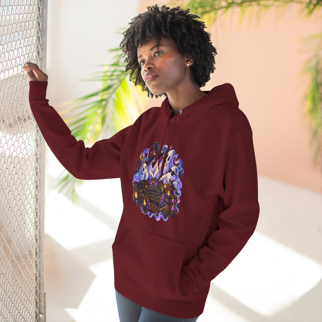 Funny Ghosts with Spirit Board Hoodie — Halloween Ghosts & Haunted Night Pullover