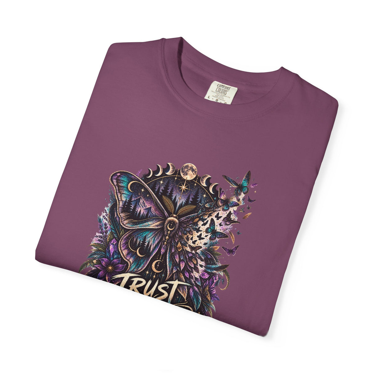Moth Trust what You feel Empowerment Tee — Mystical Tee