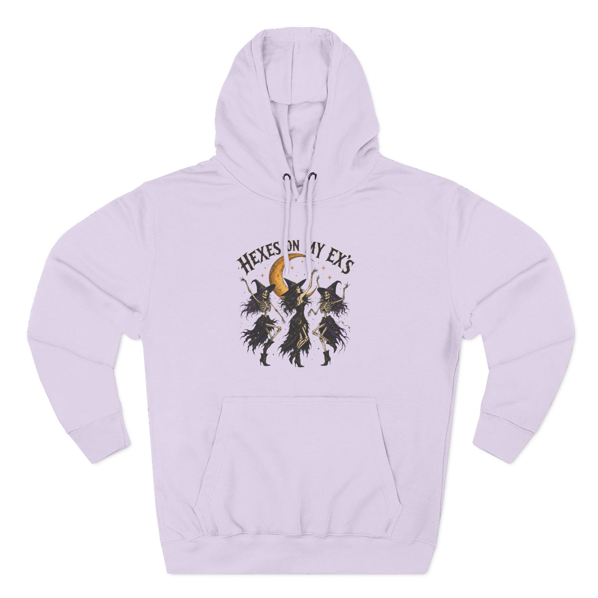 Hexes On My Exes Hoodie — Witchy Witchcraft Graphic Fleece Pullover