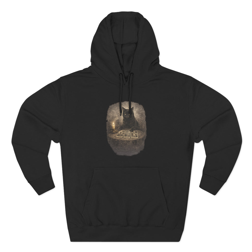 Tarot Black Cat Pull Over Hoodie