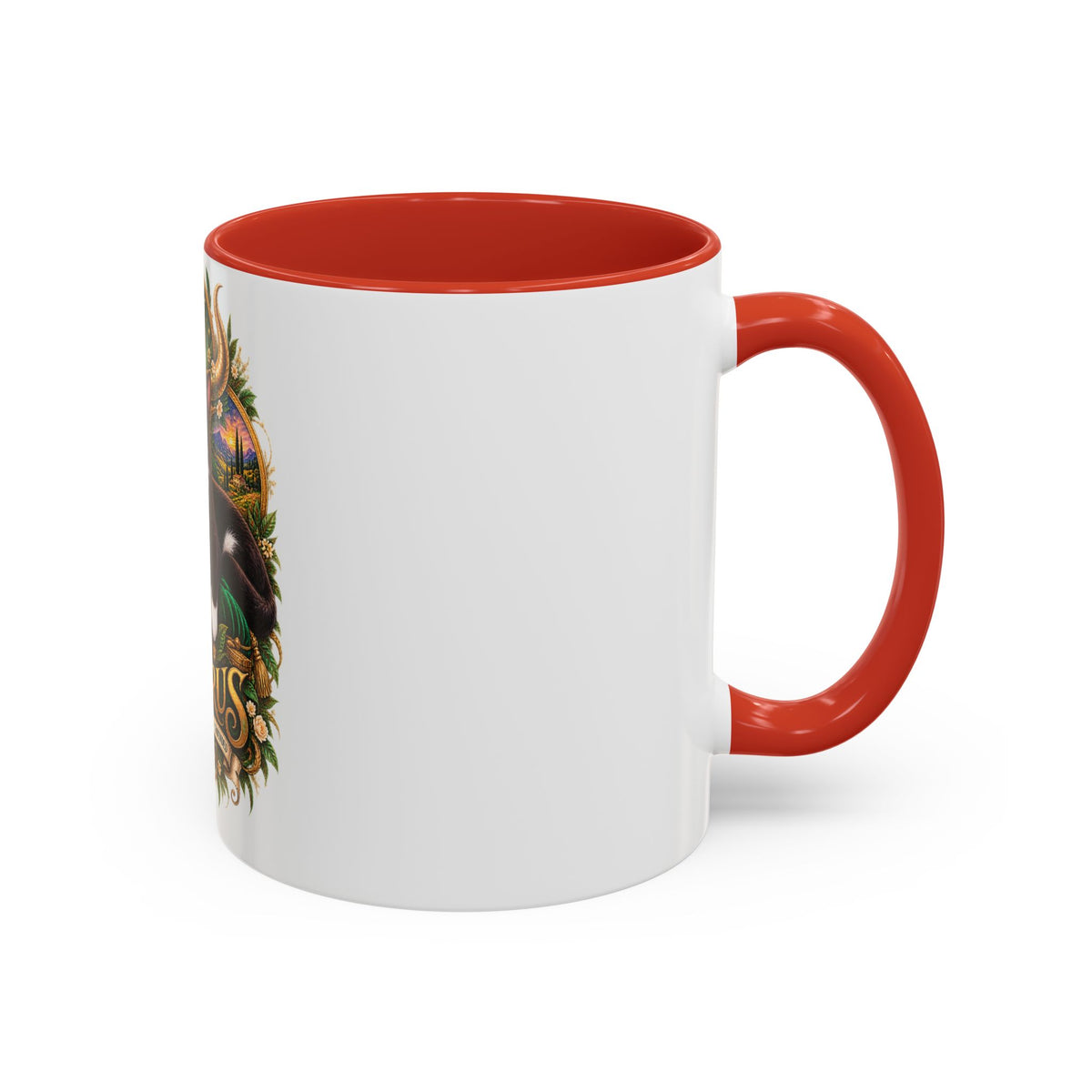 Taurus Tuxedo Cat Coffee Mug — Zodiac Astrology Gift (11/15 oz)