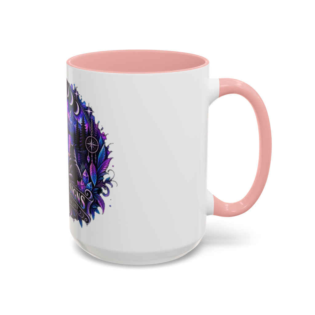 Mystic Moon Coffee Mug — "Trust the Signs" Night Sky Design