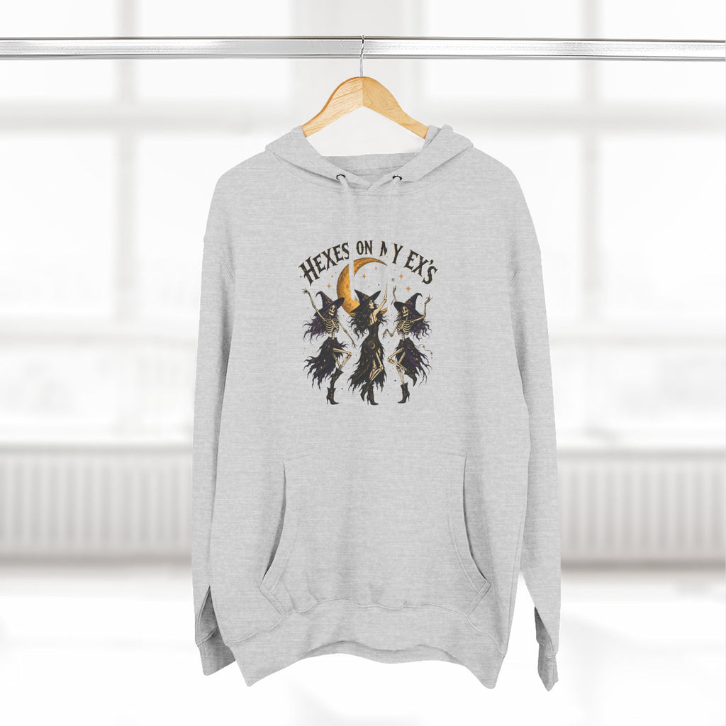 Hexes On My Exes Hoodie — Witchy Witchcraft Graphic Fleece Pullover