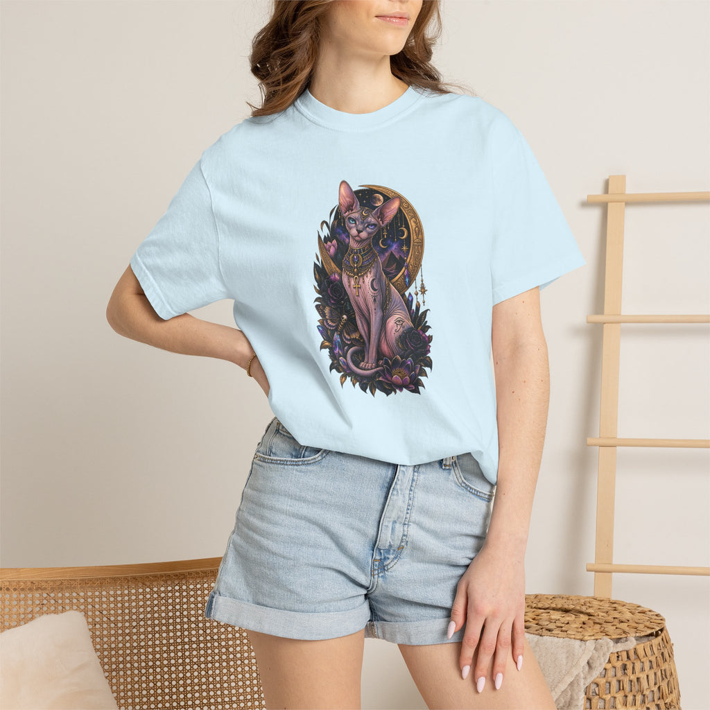 Egyptian Sphynx Moon cat Graphic T-Shirt
