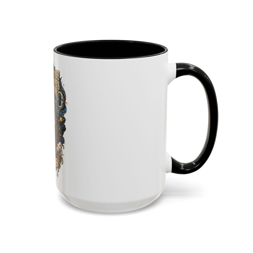 Coffee Mug — "Karma's Not a Bitch — She's a Mirror" Accent Ceramic Mug (11/15oz)