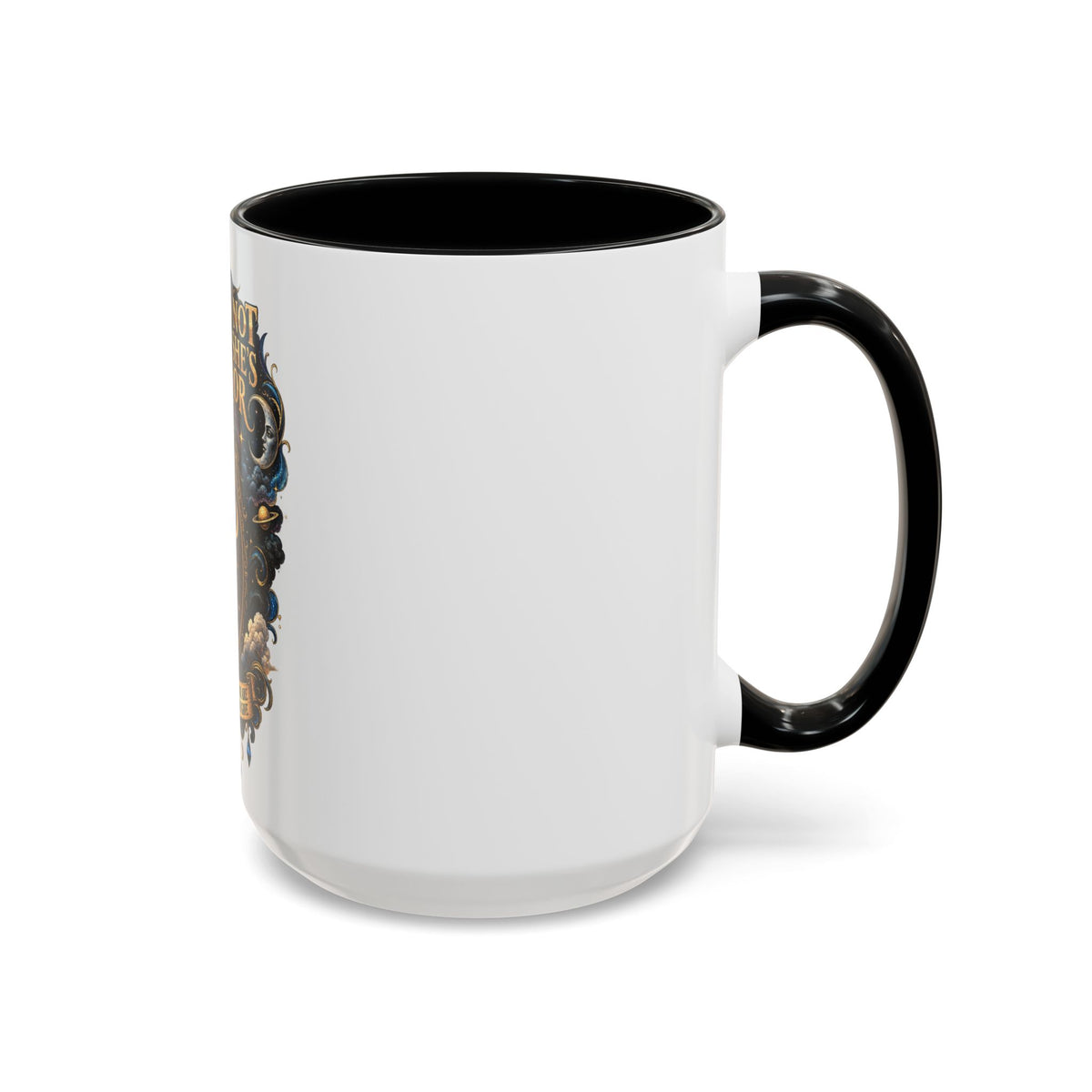 Coffee Mug — "Karma's Not a Bitch — She's a Mirror" Accent Ceramic Mug (11/15oz)