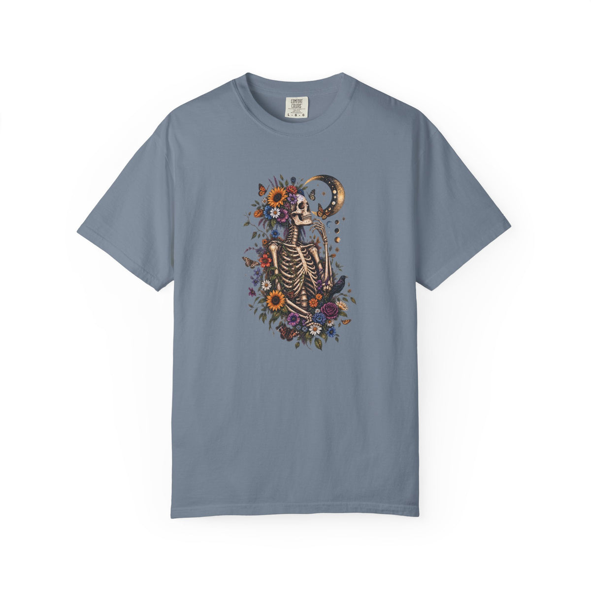 Floral Skeleton T-Shirt — Gothic Floral