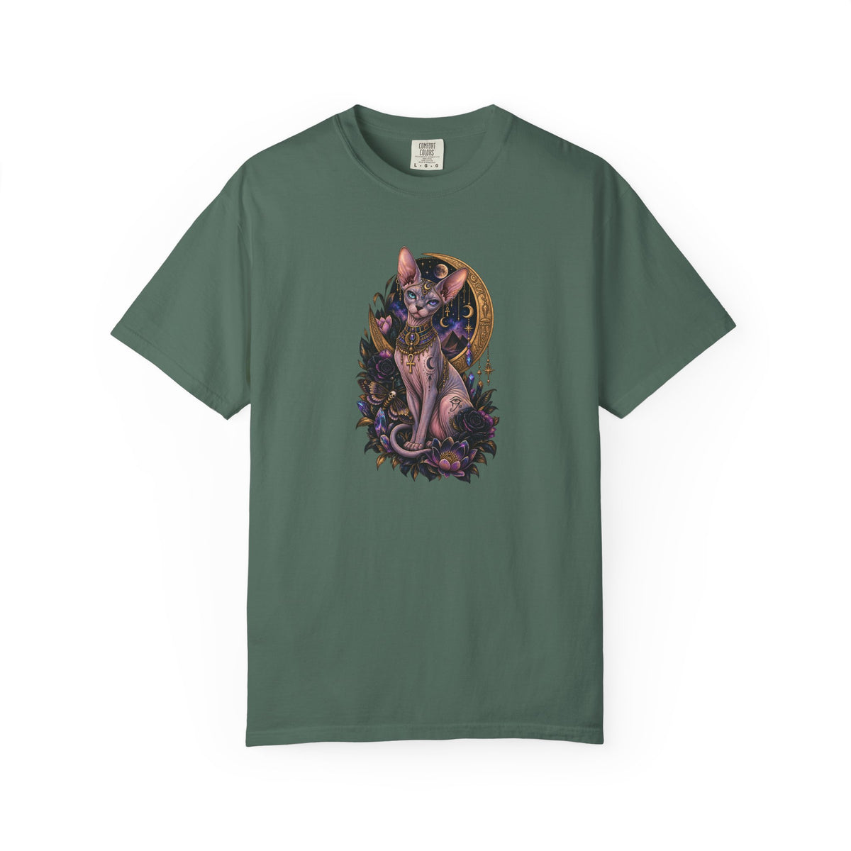 Egyptian Sphynx Moon cat Graphic T-Shirt